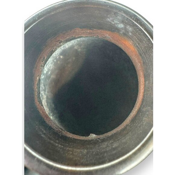 Antique Chinese Cloissone Bronze Vases Set Of 2 - Picture 16 of 16